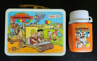 Vintage 1977 Hanna - Barbera Lunchbox & Thermos
