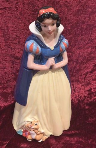 Disney Snow White And The Seven Dwarfs Cookie Jar Treasure Craft Collectable