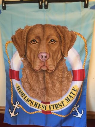 Special Price Chesapeake Bay Retriver Large House Flag