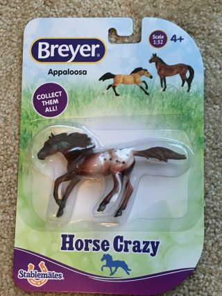 Breyer 97244 Walmart Sr - Horse Crazy - Appaloosa - Red Chestnut Blanket - Nip
