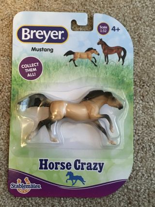 Breyer 97244 Walmart Sr - Horse Crazy - Mustang - Pale Buckskin - Nip