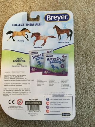 Breyer 97244 WalMart SR - Horse Crazy - Mustang - pale buckskin - NIP 3