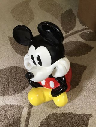 Gibson Disney Pie - Eyed Mickey Mouse Ceramic Cookie Jar