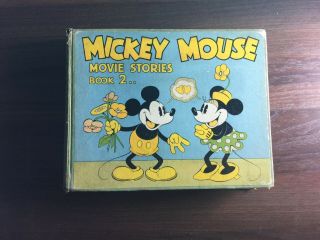 Mickey Mouse Movie Stories.  Disney.  1934.  Book 2