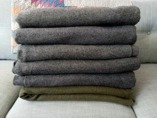 Vintage Military Wool Blankets - 6