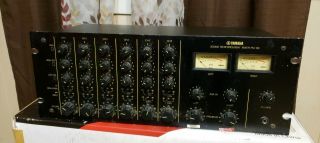 Vintage Japan Yamaha Pm - 180 Rack Mount Stereo Mixer 6 Channels