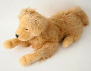 Golden Retriever Puppy Dog Puppet By Folkmanis 21 " Long