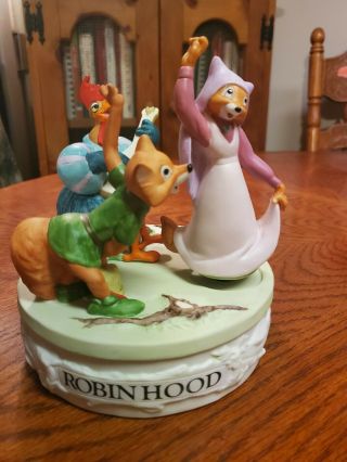 Walt Disney Robin Hood Vintage Music Box