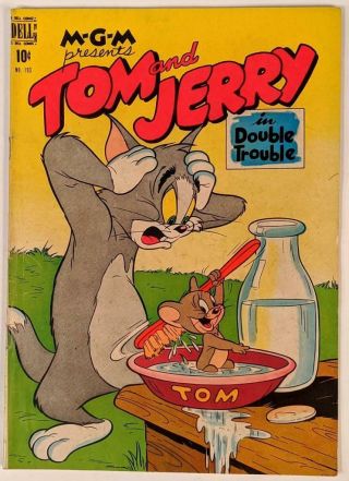 Tom And Jerry (1) Dell Four Color 193 Vintage 1948 Golden Age Comic Book Vg 4.  0