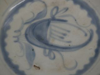 Very Interesting Old Chinese Plate With Unusual Design - Rare