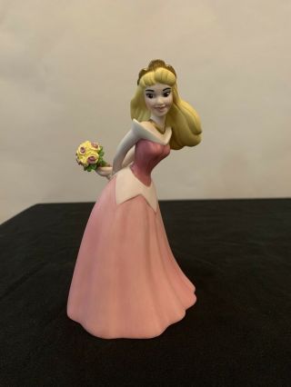 Disney Sleeping Beauty Princess,  Porcelain Bisque Bell Figurine Very Rare