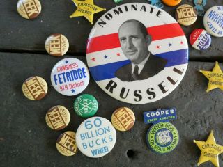 85 Vintage Chicago,  Illinois Political Buttons 1940 - 1960s, 2