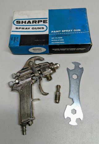 Vintage Sharpe Model 75pi Paint Spray Gun -