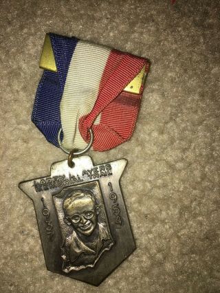Boy Scout Bsa Larry L Ayers 1937 1954 Indiana Uniform Ribbon Award Trail Medal