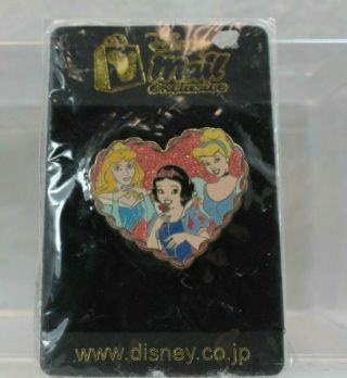 Disney Mall Japan Le 100 Pin Princess Heart Aurora Snow White Cinderella