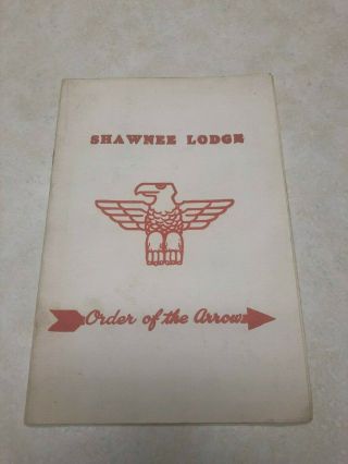 1955 Oa Lodge 51 Shawnee Lodge Handbook