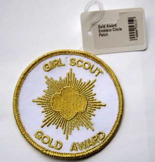 Htf Girl Scout Post - 2011 Senior Ambassador Gold Award Patch Highest Earned