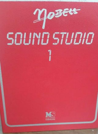 Nobels Sound Studio 1 Sst - 1 Vintage Guitar Processor Not
