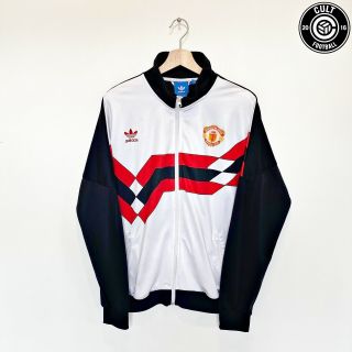 1988/90 Manchester United Vintage Adidas Originals Retro Track Top Jacket (m)