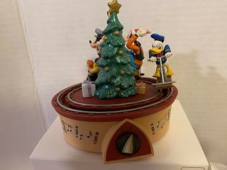 3 Hallmark Disney Ornaments - Mickey - Jingle Express,  Trimming Tree,  Deck Halls 2