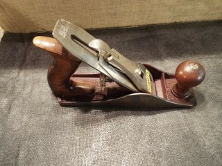 Vintage Stanley Bailey Plane No.  4 Made In Usa 9 - 3/4 " X 2 - 1/2 "