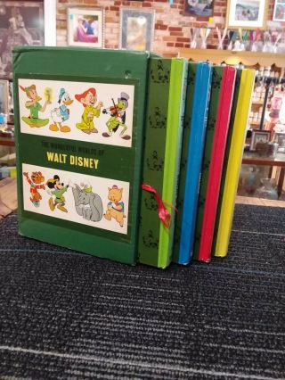 53 Year Old Vintage Disney 4 Book Set The Wonderful World Of Walt Disney 1965