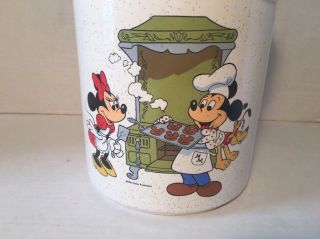 Vintage Minnie Mickey Cookie Jar Treasure Craft Walt Disney Ceramic Canister USA 2
