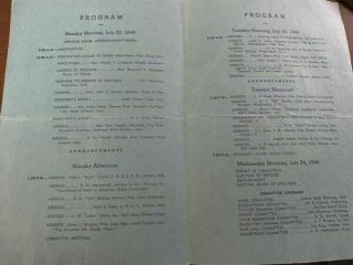 Vintage 1946 Colorado Wool Growers Association 19th Annual Convention Program 3