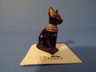 Little Critterz Bastet Egyptian Cat Goddess Porcelain Figurine