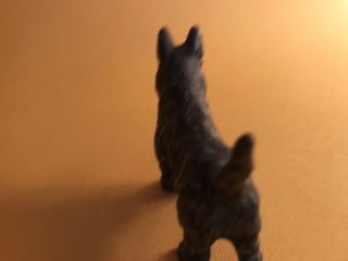 Scottish Terrier Vintage Cast Iron Scotty Scottie Dog Figurine Paperweight Black 3