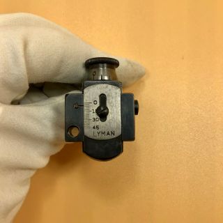 Vintage Lyman No 57 Fn Micrometer Windgauge Receiver Sight,  Gently