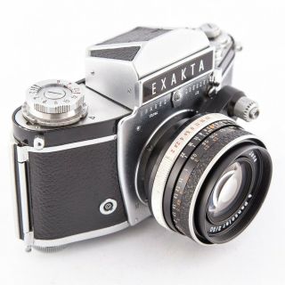 Exakta Varex Iia Vintage 35mm Slr Film Camera,  Zeiss Pancolar 50mm F2 Lens 2/50