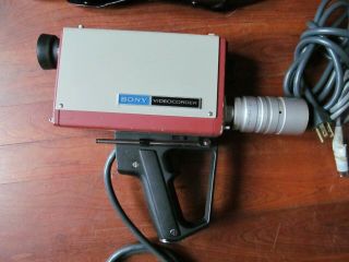 Vintage Sony AV - 3400 Videocorder portable retro camera 2