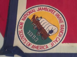 Vintage Boy Scouts 1953 Irvine Ranch California National Jamboree Neckerchief