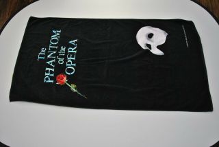Vtg Phantom Of The Opera Beach Bath Towel 58 X 31 Musical 80s