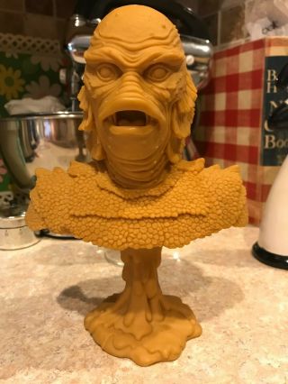 Vintage Creature From The Black Lagoon 9 " Bust Statue Sculpture Figure