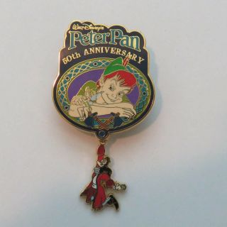 Disney Wdw - Peter Pan 50th Anniversary Dangle Pin