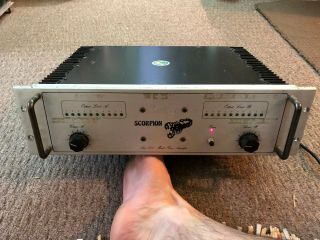 Vintage Scorpion Series 4000 Power Amplifier Pa Amp Made In Australia Mosfet
