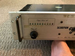 Vintage Scorpion Series 4000 Power Amplifier PA Amp Made in Australia MOSFET 2
