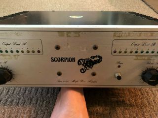 Vintage Scorpion Series 4000 Power Amplifier PA Amp Made in Australia MOSFET 3