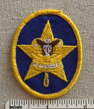 Vintage Star Scout Boy Scouts Rank Badge Award Patch Bsa Uniform Shirt Camp
