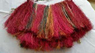 Vintage Papua Guinea Grass/palm Fiber Skirt Ethnographic
