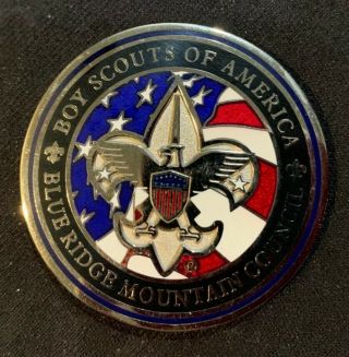 Blue Ridge Mountain Council " Thanks For Your Leadership " Challenge Coin Bsa