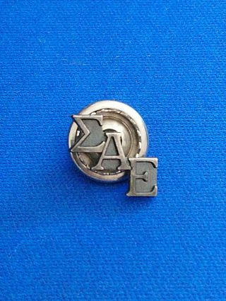 Vintage Sigma Alpha Epsilon Sterling Silver Fraternal Pin
