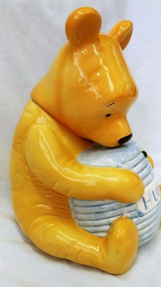 Winnie the Pooh With Hunny Pot Disney Treasure Craft Mexico Cookie Jar - 12 