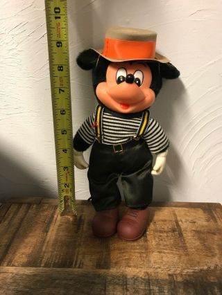 Vintage Disney Mickey Mouse Plush Toy Young Epoch Japan Rare 2