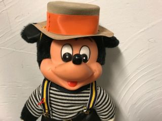 Vintage Disney Mickey Mouse Plush Toy Young Epoch Japan Rare 3