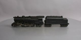 Lionel 2035 Vintage O 2 - 6 - 4 Die - Cast Postwar Steam Locomotive W/ 6466w Tender