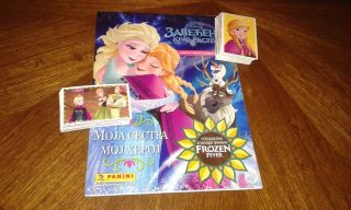 Panini Disney Frozen 3 My Sister My Hero 2015 Complete Set Stickers,  Album