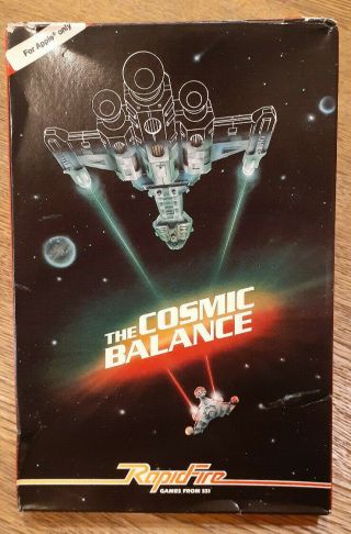 The Cosmic Balance By Rapid Fire (ssi) - Vintage Apple Ii Computer Game